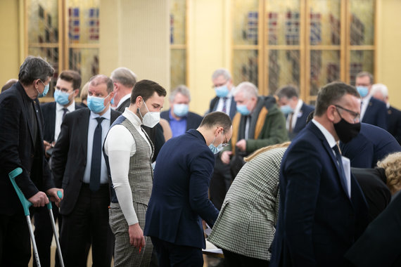 Sigismund Gedvila / 15min photo / Secret vote on the appointment of the new judges of the Constitutional Court