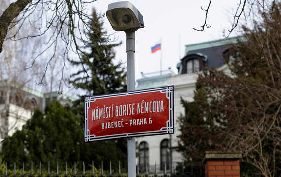 Reuters / Scanpix Photo / Boris Nemtsov Square in Prague