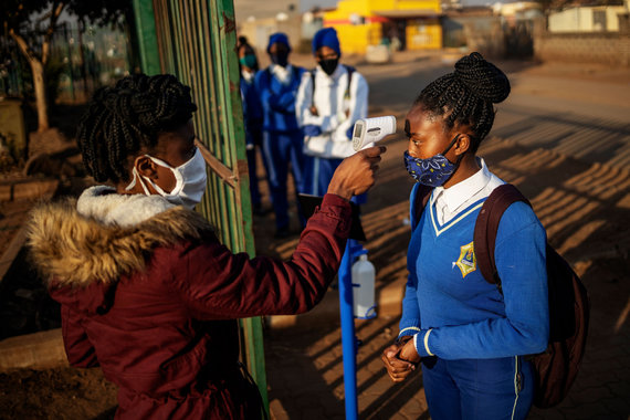 AFP / Scanpix Photo / School in South Africa during a pandemic