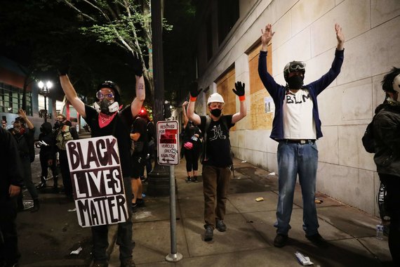 AFP / Scanpix Photo / Protesters in Portland