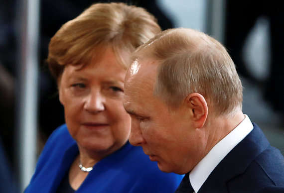 Reuters / Photo by Scanpix / Angela Merkel and Vladimir Putin