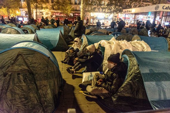 Scanpix / SIPA photo / Immigrant camp in Paris