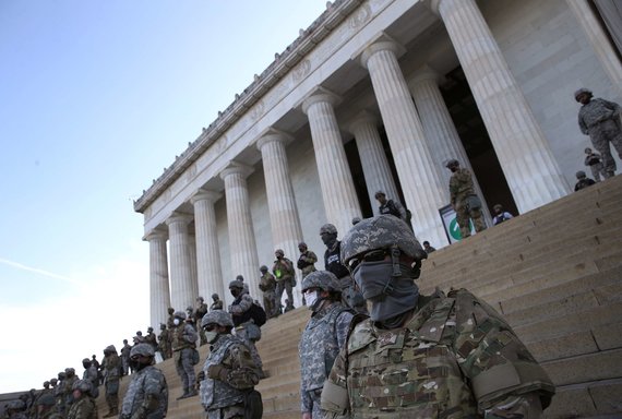 AFP / Photo by Scanpix / National Guard on Capitol Hill in June