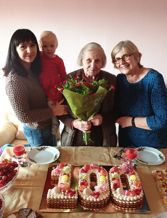 Family Album Photo / Juzefa Dombauskienė celebrated its 100th anniversary on January 1. 