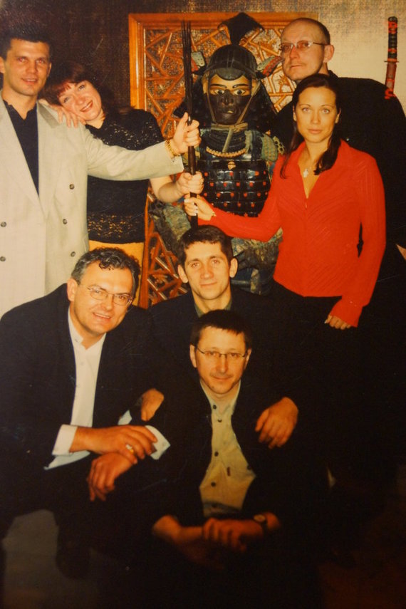 Photo from personal album / Arūnas Valinskas, Darius Balčiūnas, Vytautas Šerėnas, Gintaras Ruplėnas