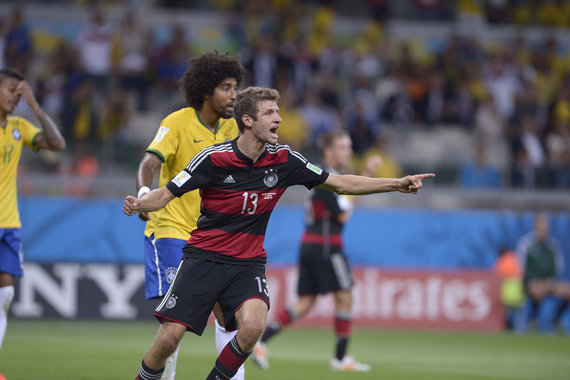 Photo by Scanpix / Thomas Muller in the 2014 game against Brazil