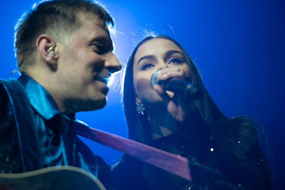 Photo of Rytis Šeškystistis / The moment of delivery of the album 