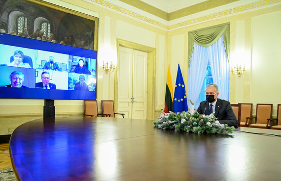 Photo by Robertas Dačkus / The president invited older people to get vaccinated against the coronavirus