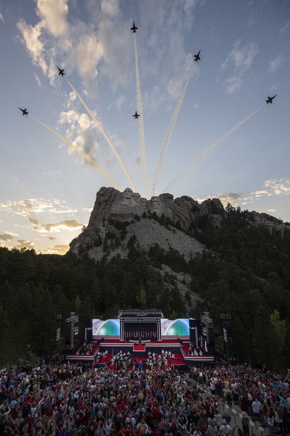 Scanpix / AP Photo / Donald Trump on Rashmore Hill