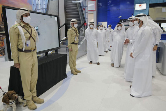 Scanpix / WAM / AFP / Dubai, Prince Sheikh Hamdan bin Mohammed bin Rashid Al Maktoum at the inauguration of the smart training station