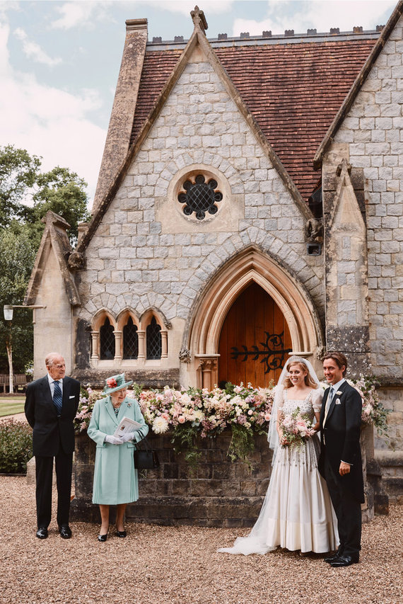 Photo by Benjamin Wheeler, PA Wire, Scanpix. The moment of the wedding of Princess Beatriz and her beloved Edoard Mapelli Mozzi