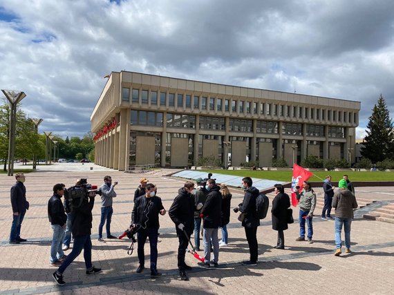 Rally in the Seimas