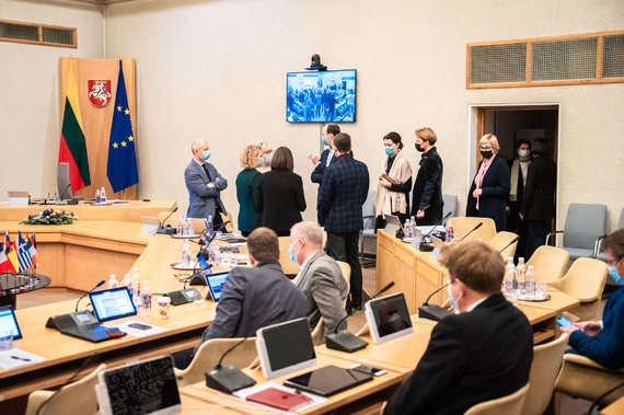 Arno Strumila / 15min photo / Ministerial meeting in the Government of the Republic of Lithuania