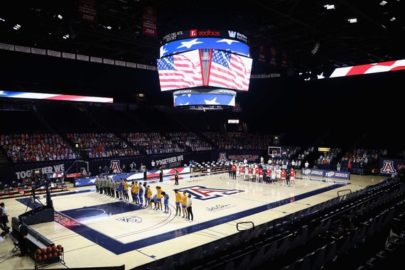 Photo Scanpix / 14.5 thousand McKale Center Stadium, where home games are played by Ą.Tubelis