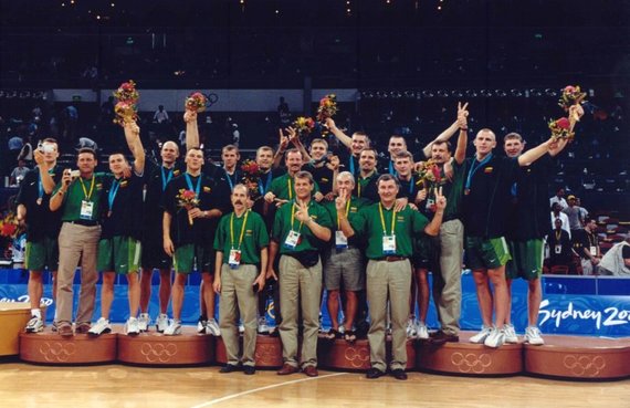 File photo of LTOK / Lithuanian basketball team: winner of the Sydney Olympics