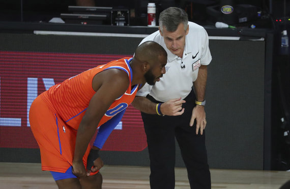 Photo by Scanpix / Billy Donovan and Chris Paul