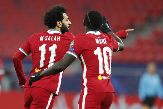 „Scanpix“ nuotr./Mohamedas Salahas ir Sadio Mane