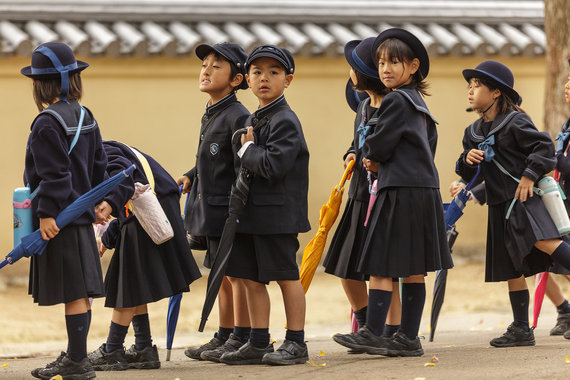 Photo from 123RF.com / Beginners in uniforms in Japan