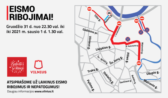 Vilnius city municipal photo / traffic restriction scheme