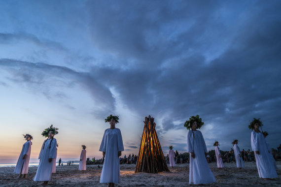 Photo from the Palanga Youth and Culture Center / Saint John's Day was filmed in Šventoji on Sunday