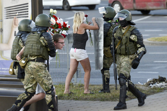 Scanpix / AP photo / Protest suppressed in Belarus