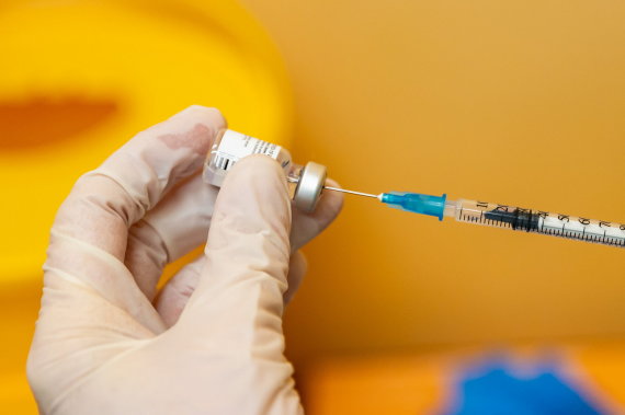 Photo by Saulius Žiūra / Vaccination of doctors from Vilnius City Clinical Hospital against COVID-19