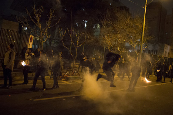 Photo from Scanpix / Protests in Iran in November 2019