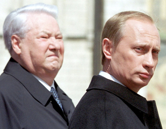 Reuters / Photo by Scanpix / Boris Yeltsin and Vladimir Putin