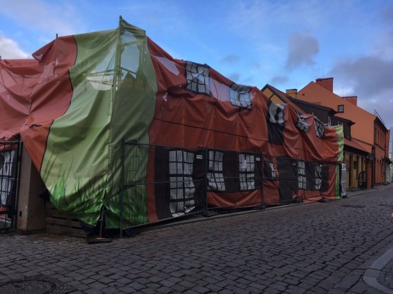 Aurelija Jašinskienė / 15min.lt photo / STT launched an investigation into the demolished building on Daržų street in the old town of Klaipėda.