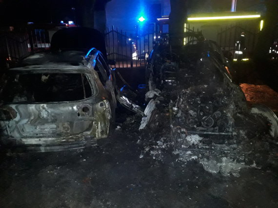 Kaunas Fire and Rescue Board Photo / Burned Car