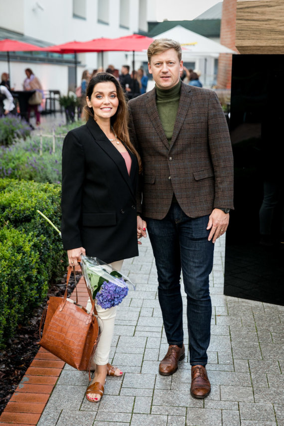 Photo of the event organizers / Eglė Skrolytė and Jonas Elvikis