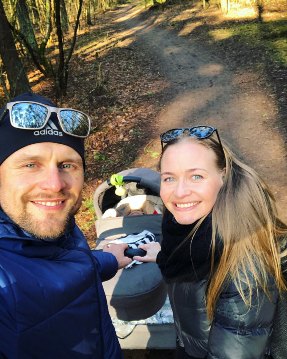 Photo from personal album / Vaida Žūsinaitė and Ričardas Nekriošius