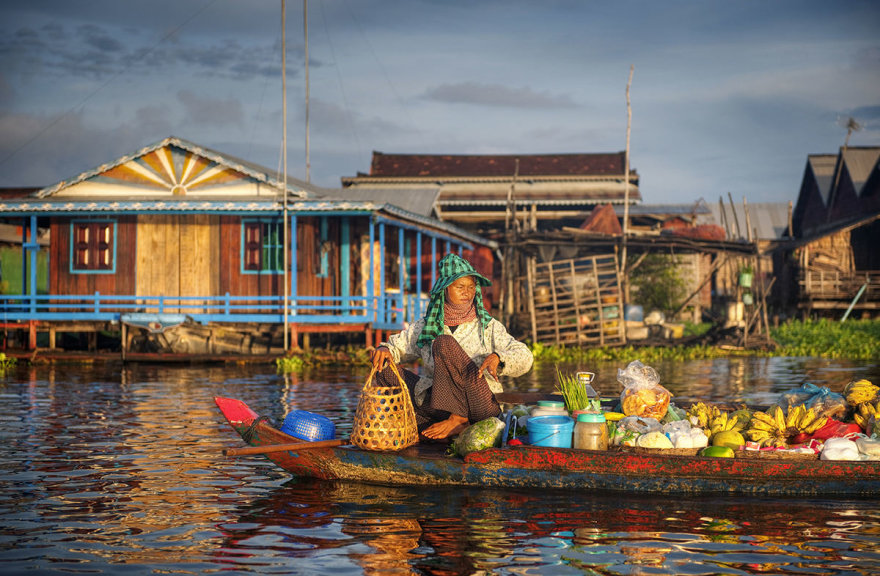 Shutterstock.com nuotr./Tonlesapas, Kambodža