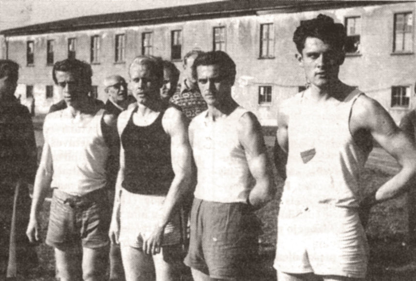 1948-ieji, Miunchenas. Valdas Adamkus lengvosios atletikos varžybose savo jėgas išmėgino estafetėje.