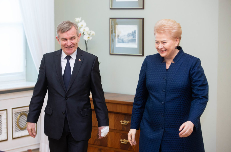 Viktoras Pranckietis ir Dalia Grybauskaitė